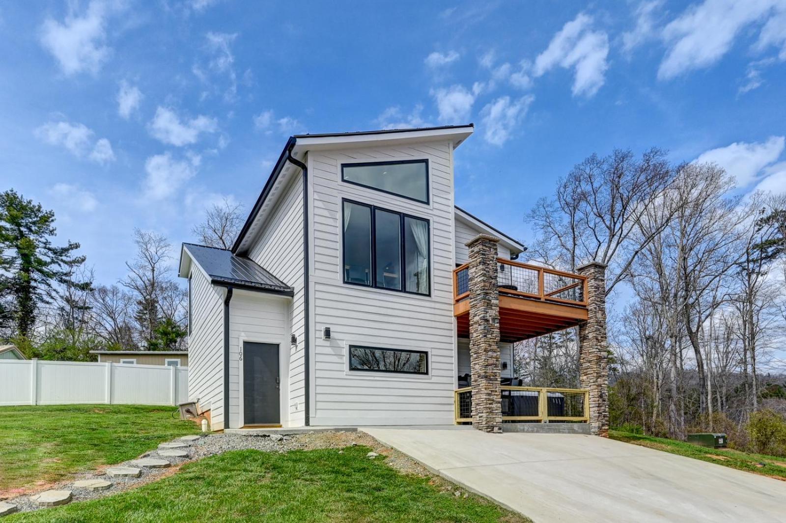 Mon Tresor, Modern Mountain Views With Deck Villa Weaverville Exteriör bild